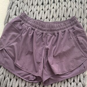 Lululemon Athletica Purple Athletic Shorts Relaxed Fit